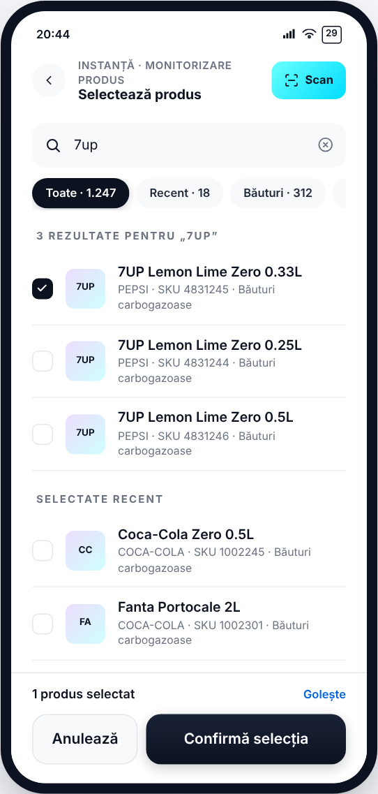 RAVA ECHO product search
